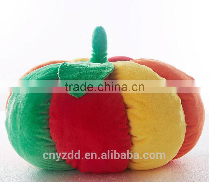 Stuffed Diameter 30 cm Pumpkin/Plush Colorful Pumpkin Toy/Soft Stuffed Vegetable Toy Pumpkin