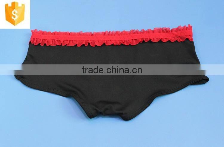 hot sell comfortable sexy girls panty,lace waistband and printed panty