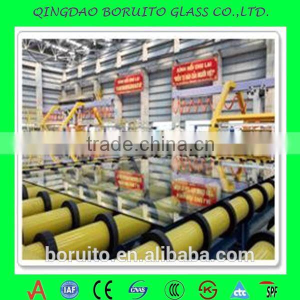 China supplier 4-12mm standard size tempered building glass for balcony railing with competitive price