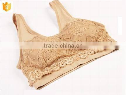 sexy lace seamless sport bra, wholesale hot sexy lace seamless bras nightwear