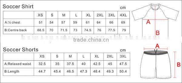 Custom dri fit soccer jerseys sublimation used soccer jerseys big size soccer jerseys