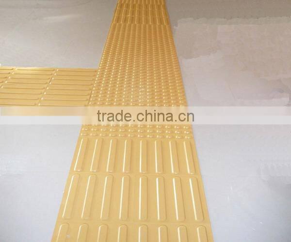 Rubber Sidewalk Warning Tactile Paving For Blind Road