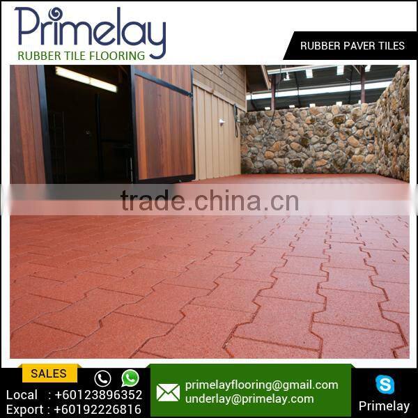 Original Brand Green Recycled Rubber Paver Tile Seller