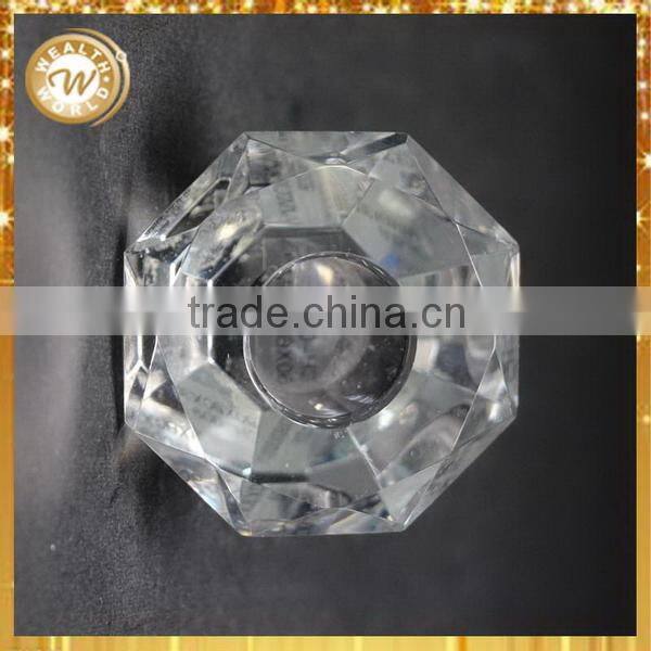 Top level manufacture crystal silver candle holders