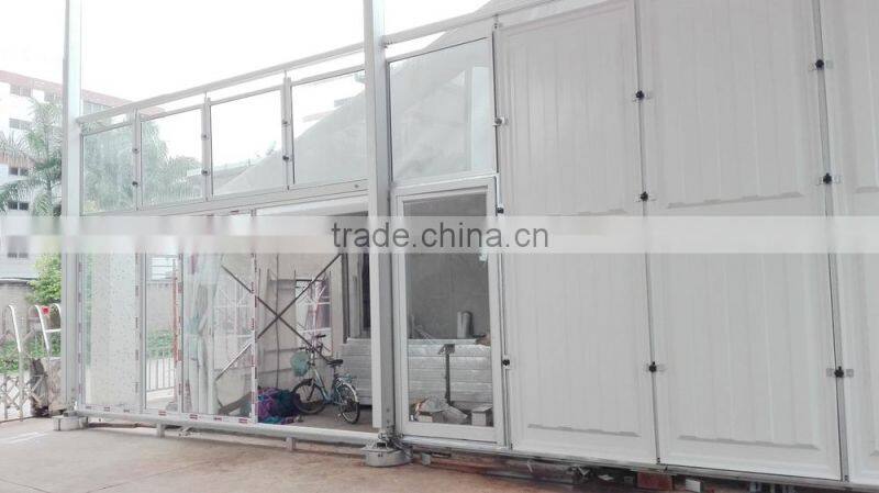 Focus on exclusive tent with short lead time