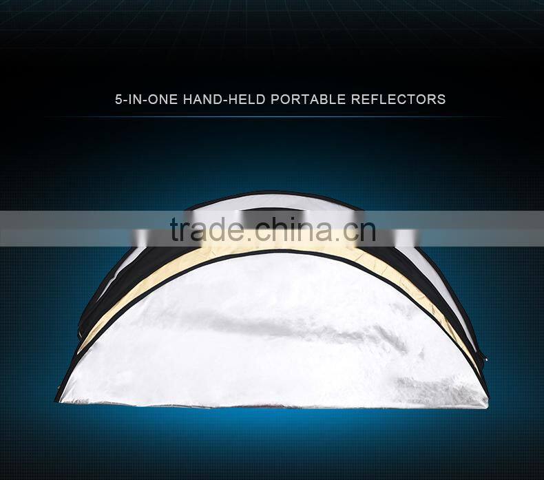 DEEP 110CM 5-in-1 Photography Studio Light Multi Photo Disc Collapsible Reflector in photographic equipment