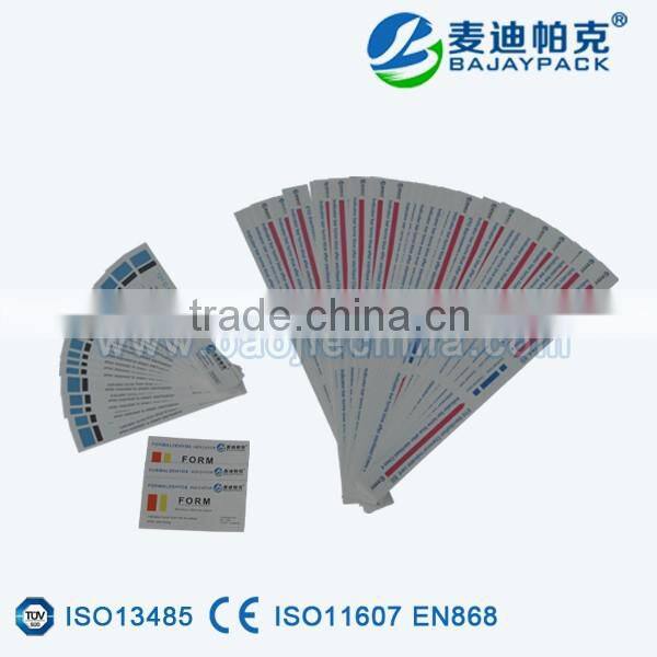 medical hospital /clinic/dental plasma sterilization indicator strip