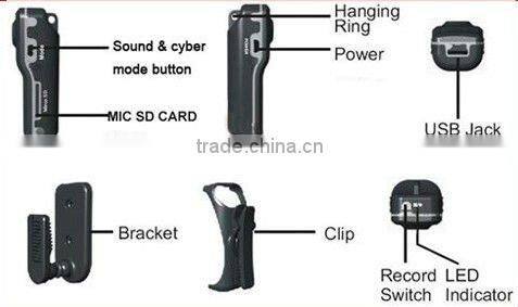 Mini DV DVR Sports Video Camera Camcorder MD80 720x480