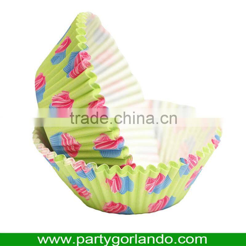 Best quality custom greaseproof rectangular paper cupcake liners
