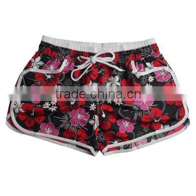 2015 wholesale lady swim shorts beach shorts swim trunk