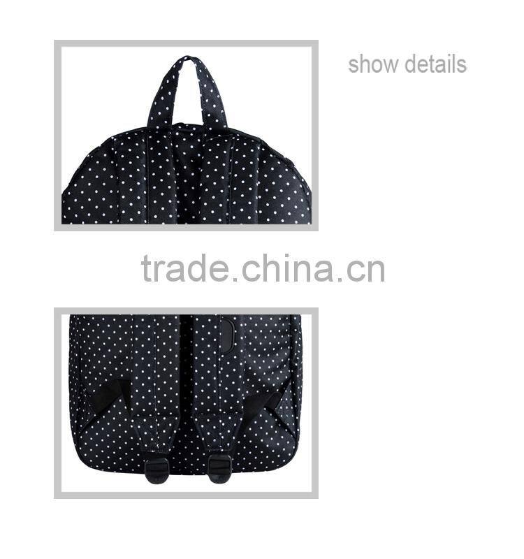 high quality small quantity order design your logo cute backpack for high school girls