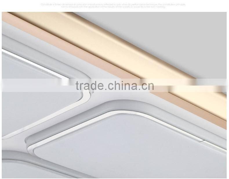 Rectangle simiple ceiling lamp hanging lighting UL CE certified led ceiling lamp