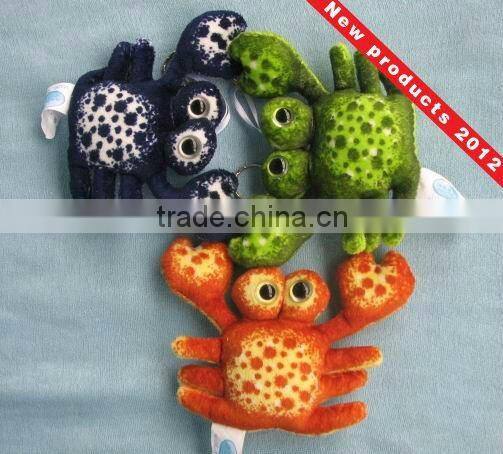 Green 6 inch carb plush keyring for promotion