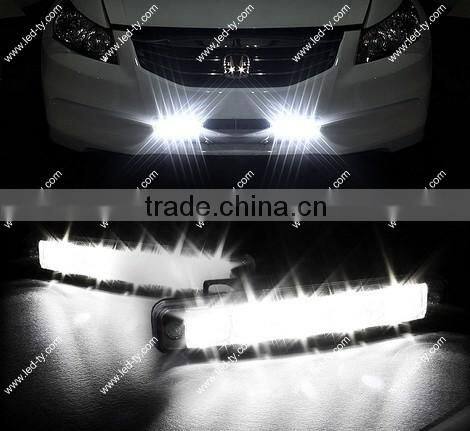 LED Super White Car Driving Lamp Fog 12v Universal 2X Drl Daytime Running Light