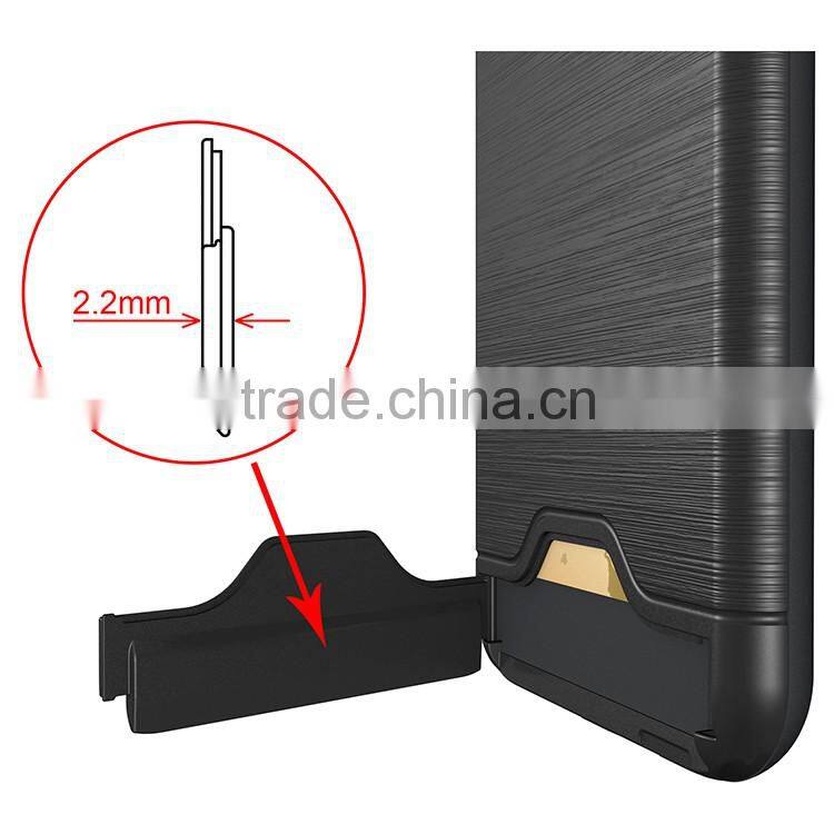 2016 case with card slots and standing function Wonderful Hard Shockproof Heavy Duty Armor Case for iphone 6 case