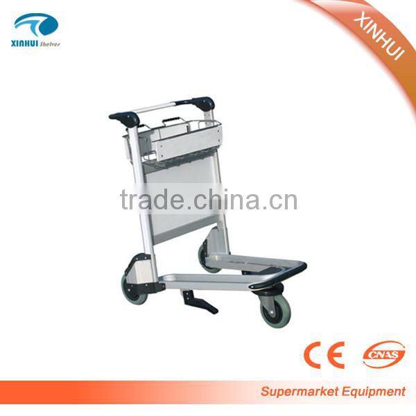 2015 Best Selling High Quality 3 Wheels Aluminum Alloy Airport Trolley,Stainless steel Airport Trolley