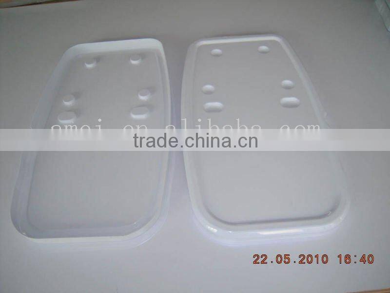 Plastic red machine cover of vacuum thermoformed ABS shell