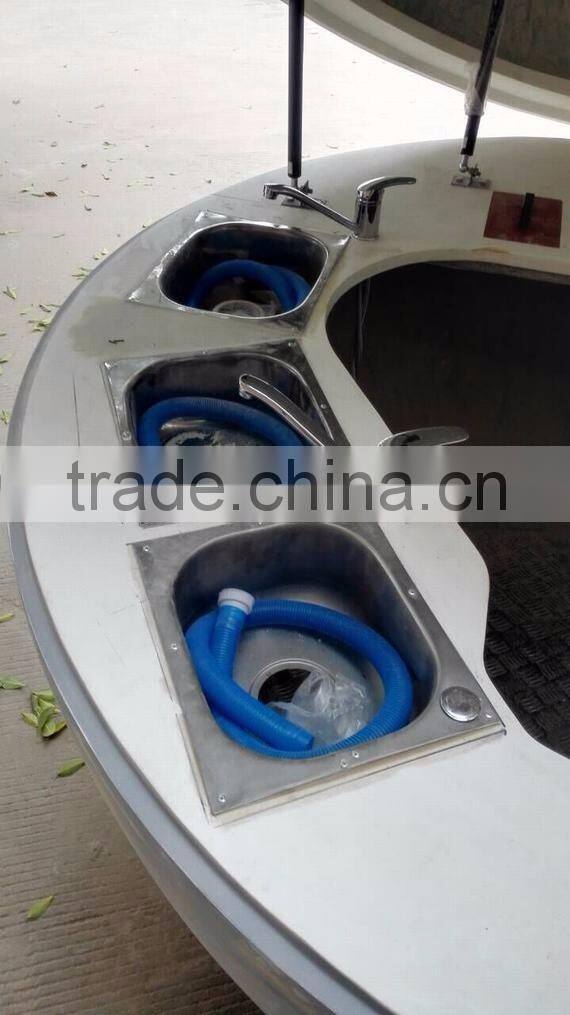 2016 water proof coffee kiosk with wheels for sale