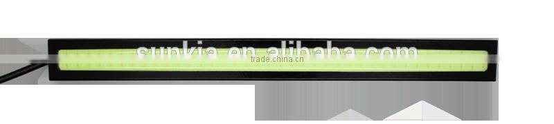 Ultra-thin 6W 76leds COB Chip New update 17cm LED Daytime Running Light 100% Waterproof LED DRL Fog car day