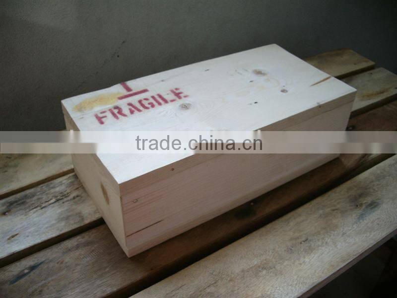 Fantastic vintage industry wood sundries box