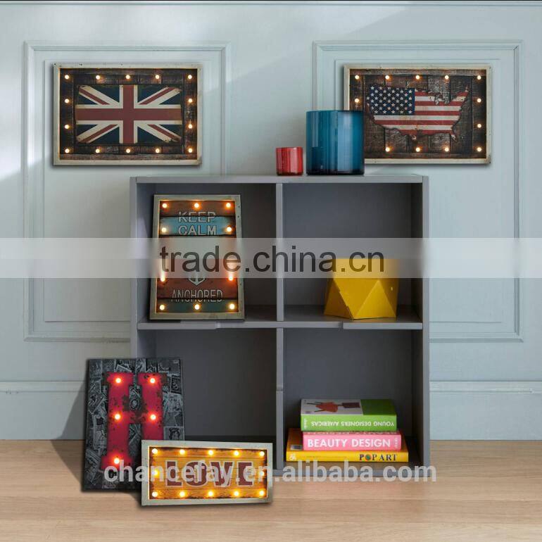 LED wall decor Modern Wall Art living room decoration LED family design