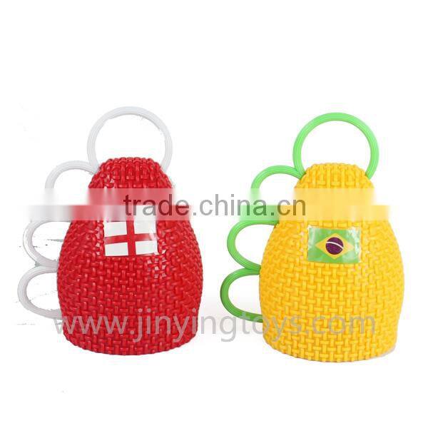 Cheap football toys plastic bells for Caxirola