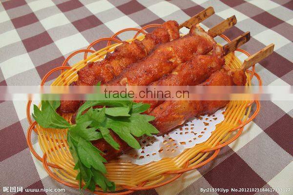 BBQ flat metal skewers