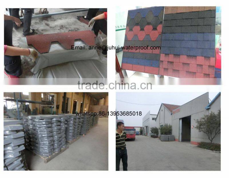 red cheap asphalt shingles /fiberglass asphalt roofing shingles