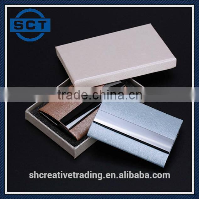 Ladies Metal Business Card Cases with Free Logo Engraving