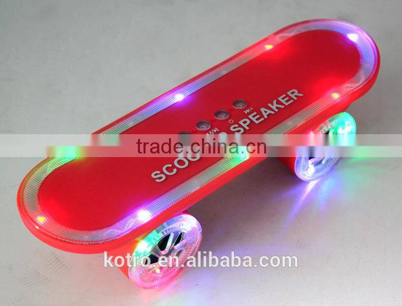 The Newest Hot Selling Scooter Bluetooth Speaker ,Led Speaker ,Scooter Led Light Speaker
