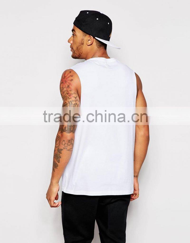 Blank Custom Gym Mens Sulimated Running Stringer Singlet Print And Embroidery Men Cotton Vest