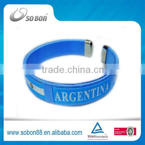 2014 brazil world cup promotion gift nylon thread bracelets