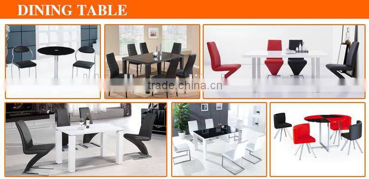 high quality MDF & glass modern dining table