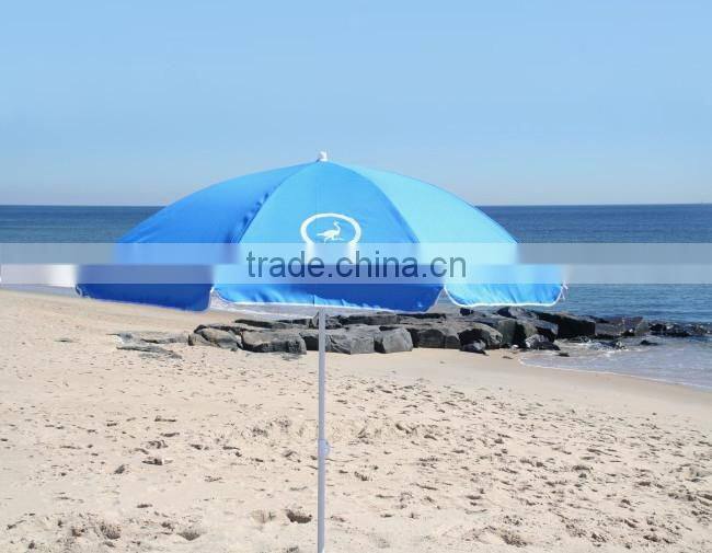 LOGO printing sunshade beach umbrella made in China