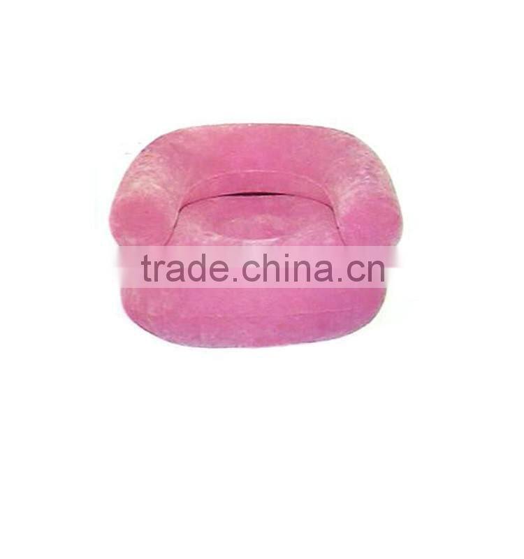 2016 good price, new concept PVC flocking inflatable sofa
