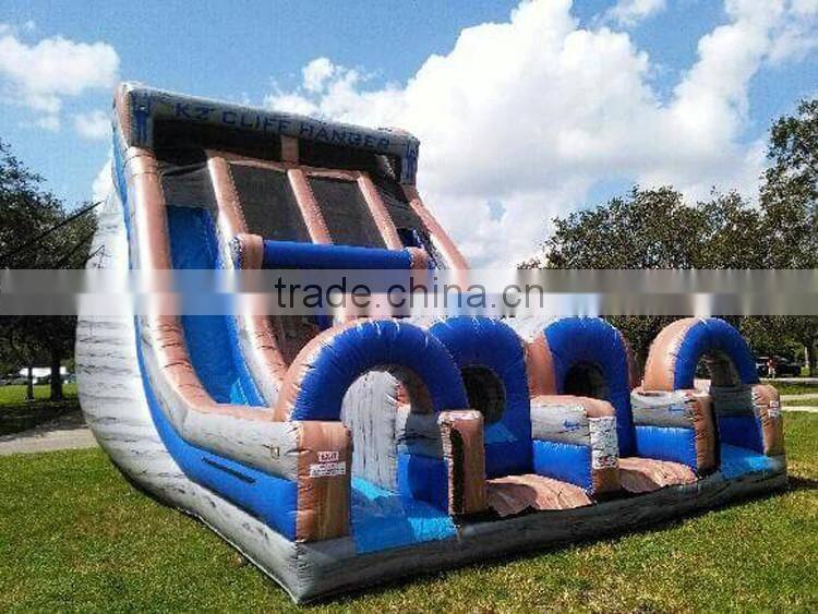 33 ft tall giant inflatable climb slide obstacle for kids and adults
