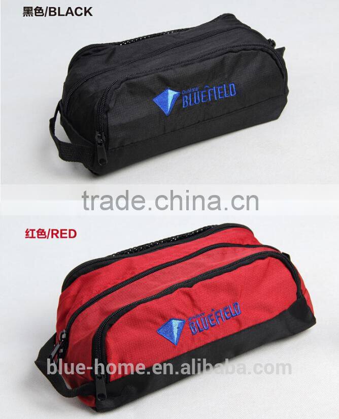 2015 Latest design fashion 3 layers men women travelling cosmetic bag Professional toothbrush toothpaste organizer tool pouch