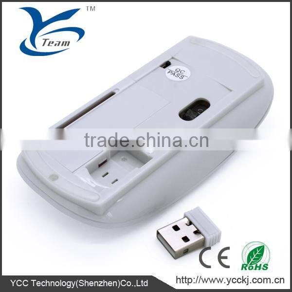 2.4g with high quality flat computer mouse