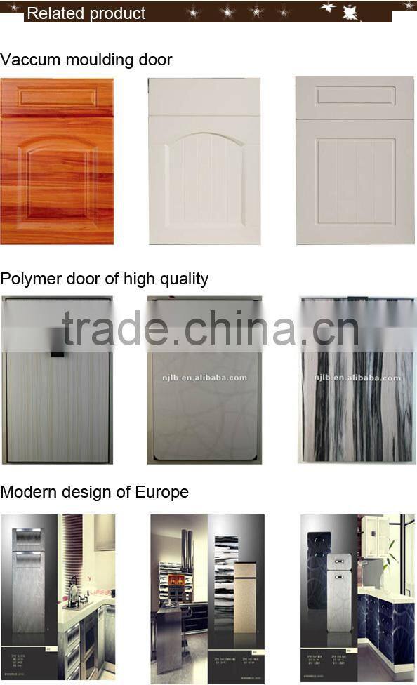 new Europe stype kitchen cabient in hot sell with handle