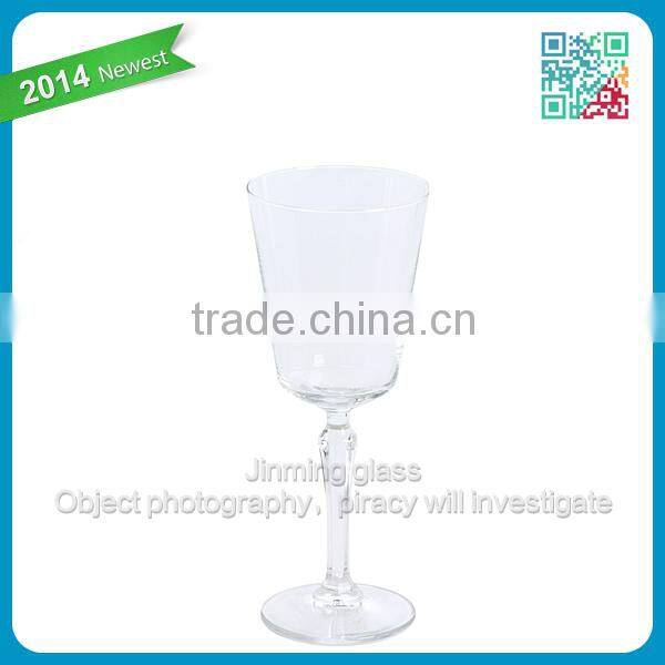 Transparent Egg Shaped Goblet Glasses Promotional Gift Glass Cup Drinking Wine