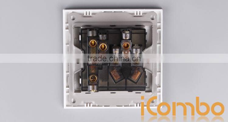 Switched Multifunction Wall Socket