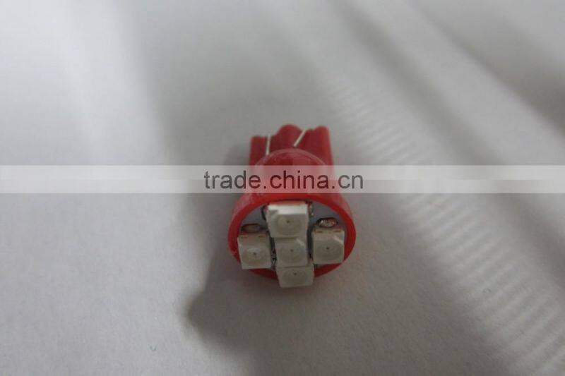 T10 5 SMD3528 white red automobile bulbs Auto Lighting System LED light LED lamp