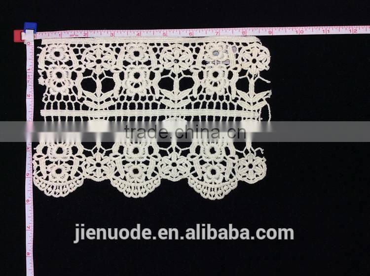 New Products Hot Sell Fashion Water Soluble Cotton Guipure Lace Trim