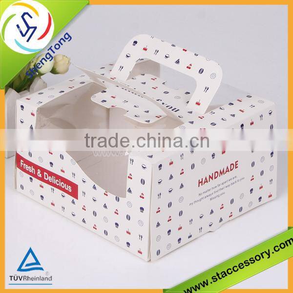 new design high quality wedding cake box