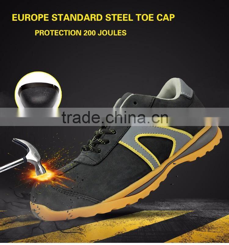 Classic Leather Upper Steel Toecap protective shoe