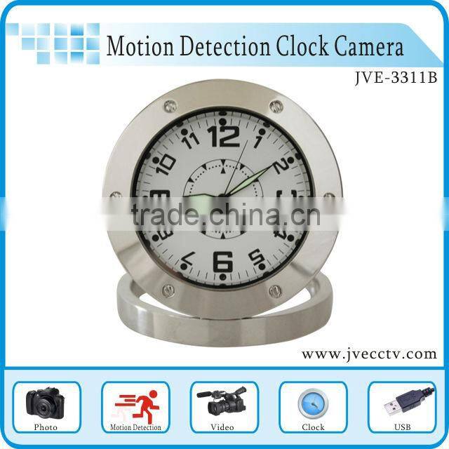JVE-3311B New Arrival Mini DV Digital Motion Detection Multifunction Alarm Clock Camera 1280*960/Clock DVR