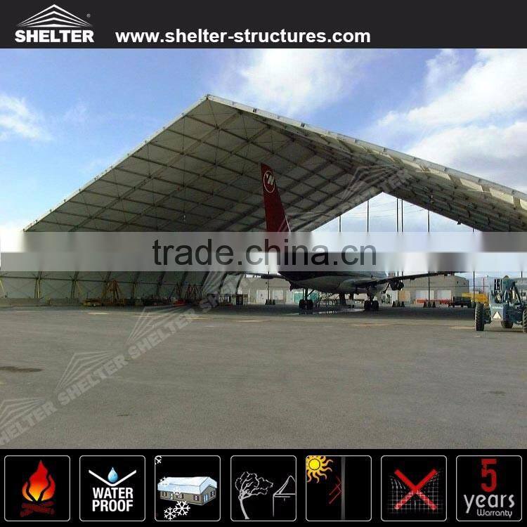Shelter TFS aircraft hangar tents arch aluminum frame marquees for military