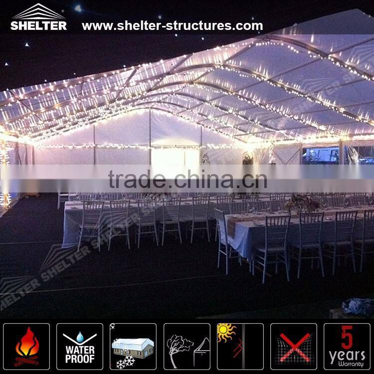 30x20m Customized permanent clear span patio tents for party event