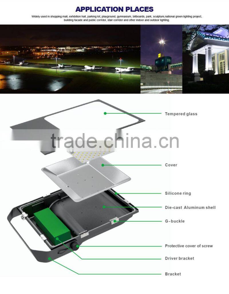 CE Rohs Approved Meanwell Driver Promotion Price 5 Years Warranty Nichia LED 130LM/W 80W LED Exterior Flood Lights