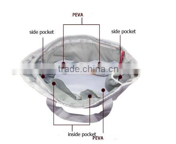 hanging baby bag/baby care bag/insulated baby bottle bag